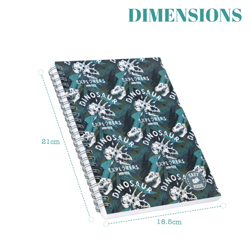 Eazy Kids - Chasing Dreams Spiral Diary - Grey