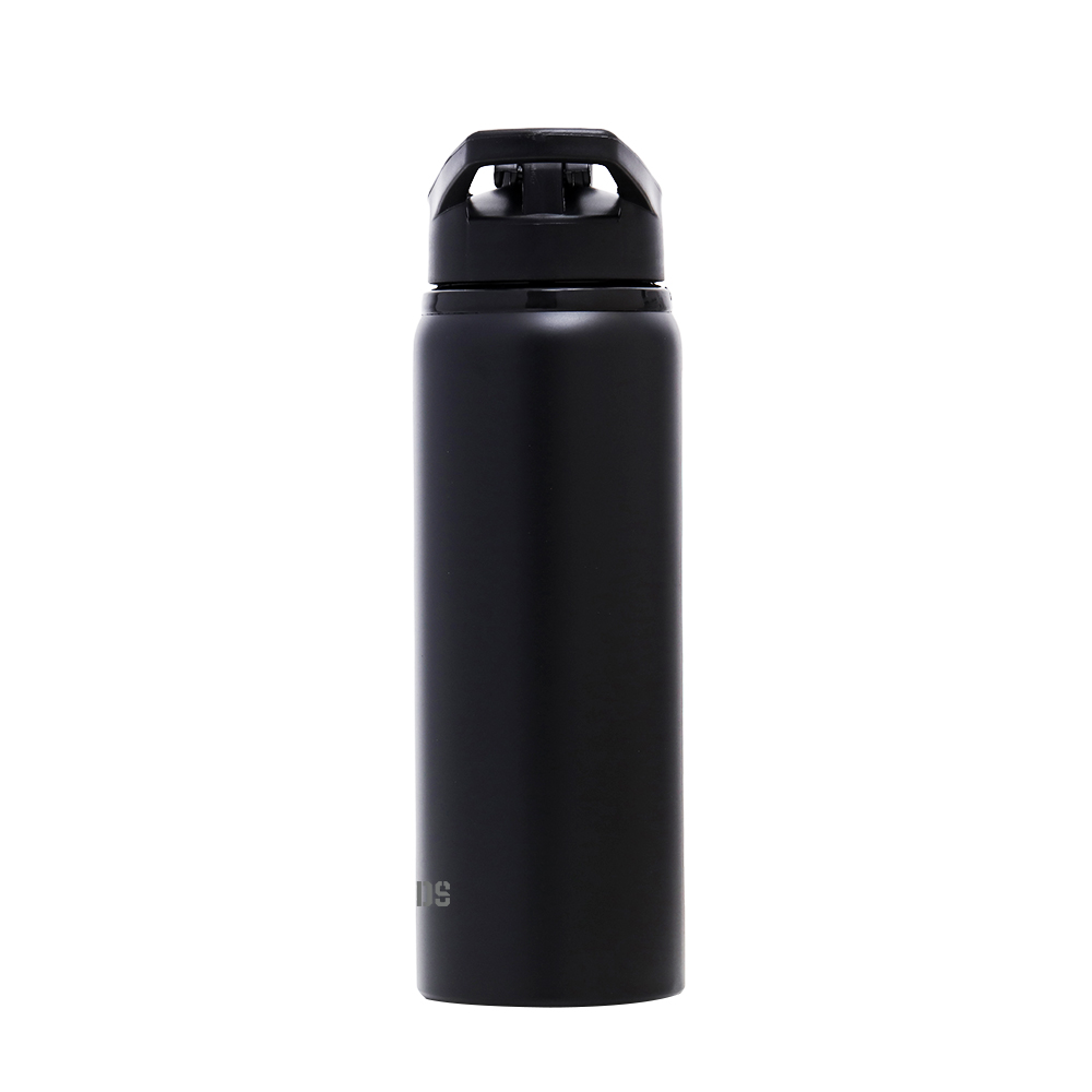 Eazy Kids - Stainless Steel Sports Water Bottle - 700ml - Black