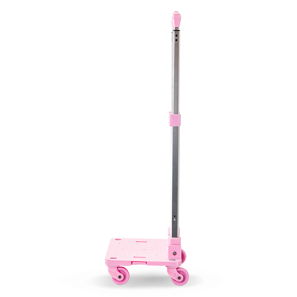 Eazy kids - 4 Wheel School Bag Trolley - Pink