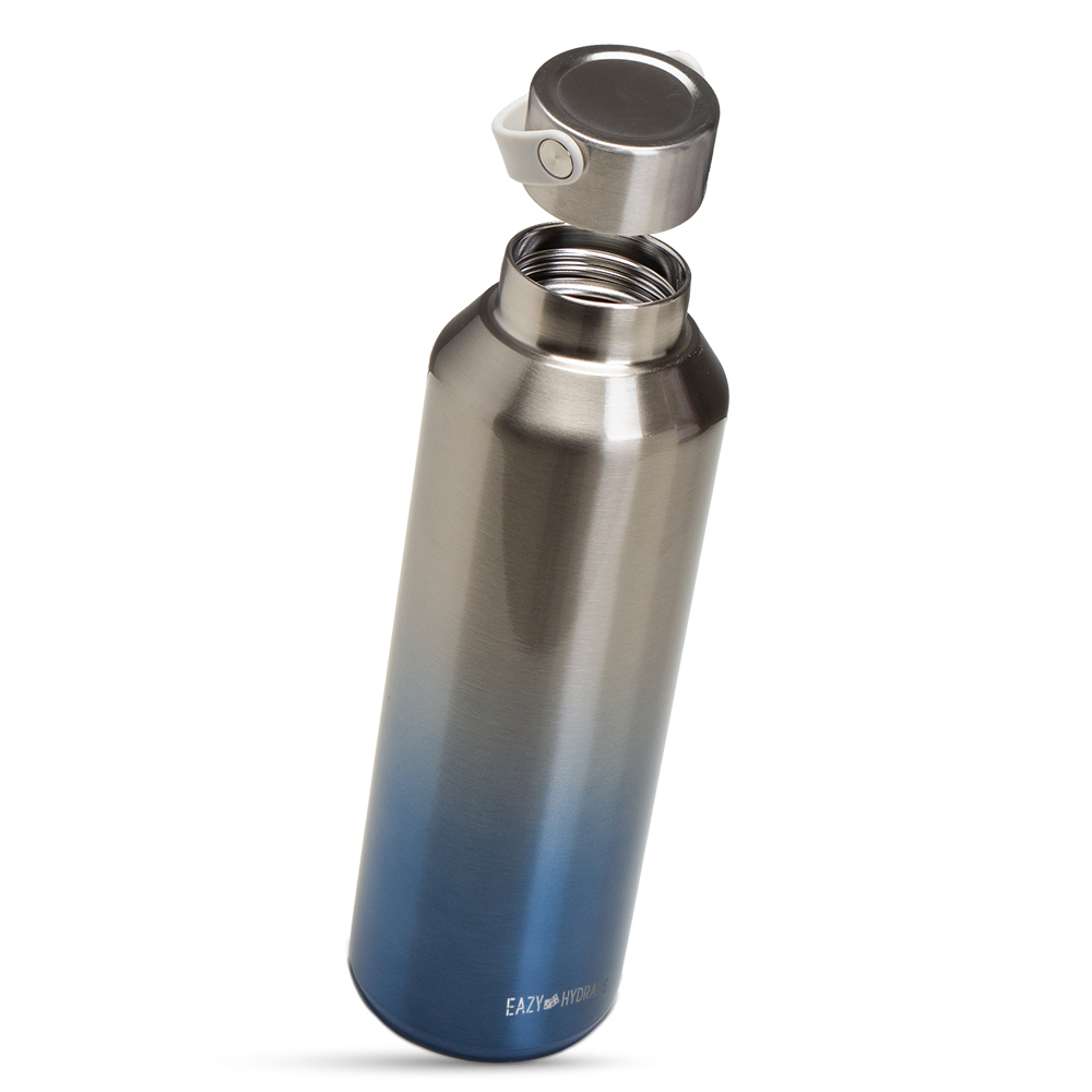 Eazy Kids - Stainless Steel Water Bottle - Silver - 710ml