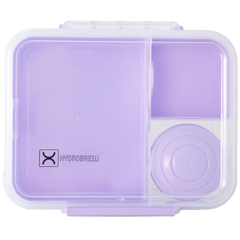 Hydrobrew - Convertible Bento Lunch Box - Lilac - 1.6 L