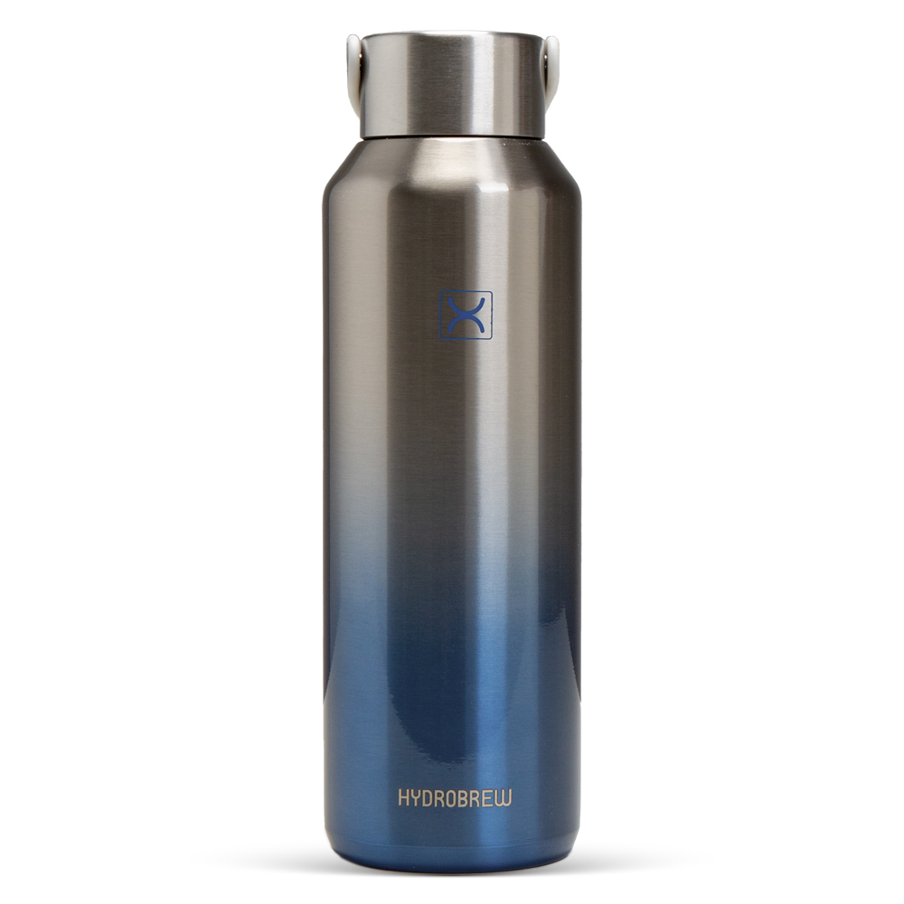 Hydrobrew - Stainless Steel Vacuum Insulated Water Bottle - Silver - 710ml