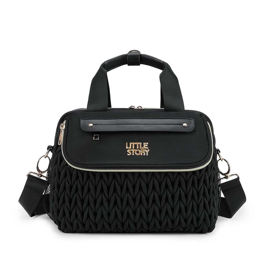 Little Story - Compact Diaper Bag With Changing Pad & Shoulder Strap