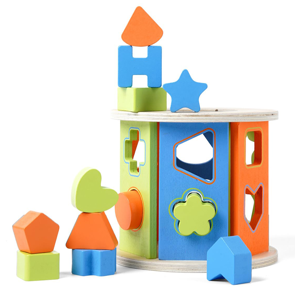 Little Story - Wooden Activity Box - Multicolor - 12 Pcs