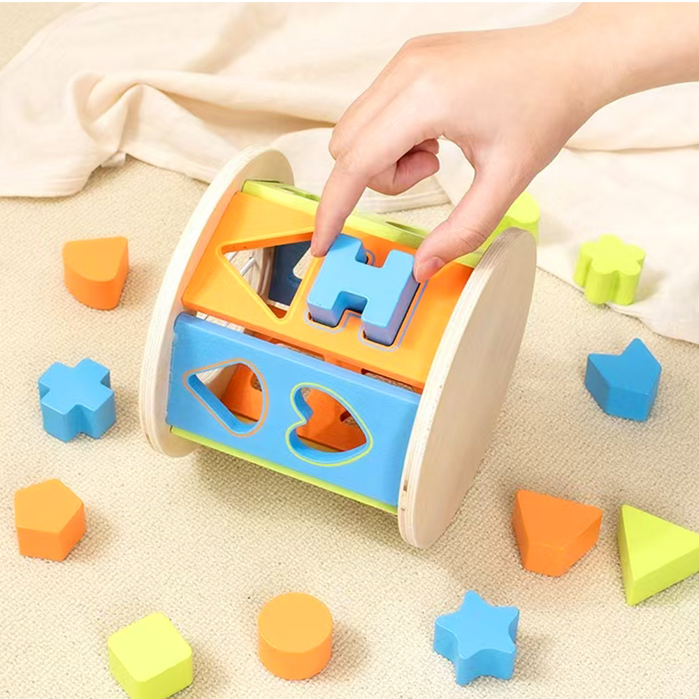 Little Story - Wooden Activity Box - Multicolor - 12 Pcs
