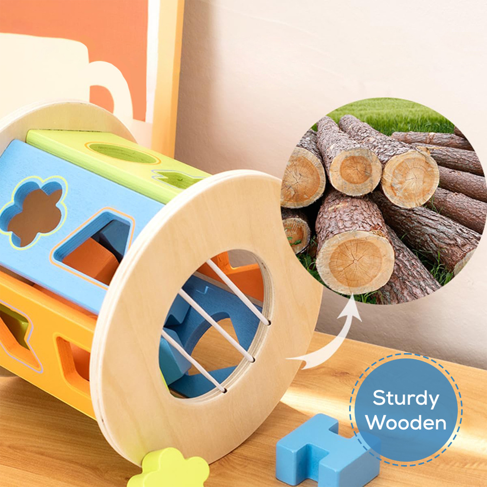 Little Story - Wooden Activity Box - Multicolor - 12 Pcs