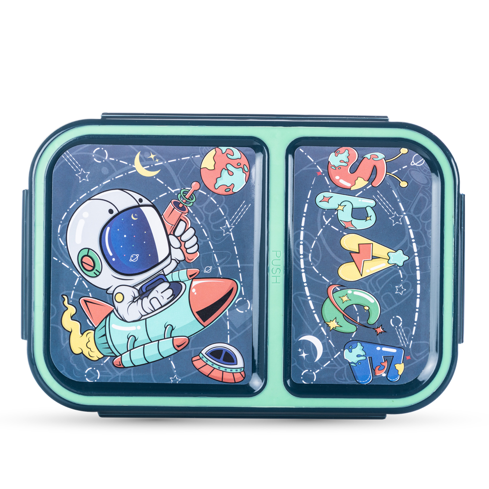 Nova Kids - 2 Compartment Bento Lunch Box - Astronaut - 1.3 L