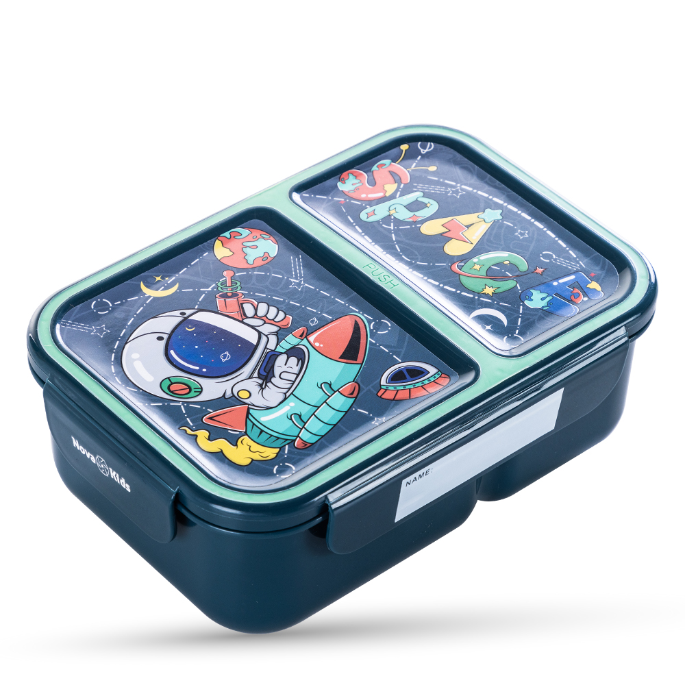 Nova Kids - 2 Compartment Bento Lunch Box - Astronaut - 1.3 L