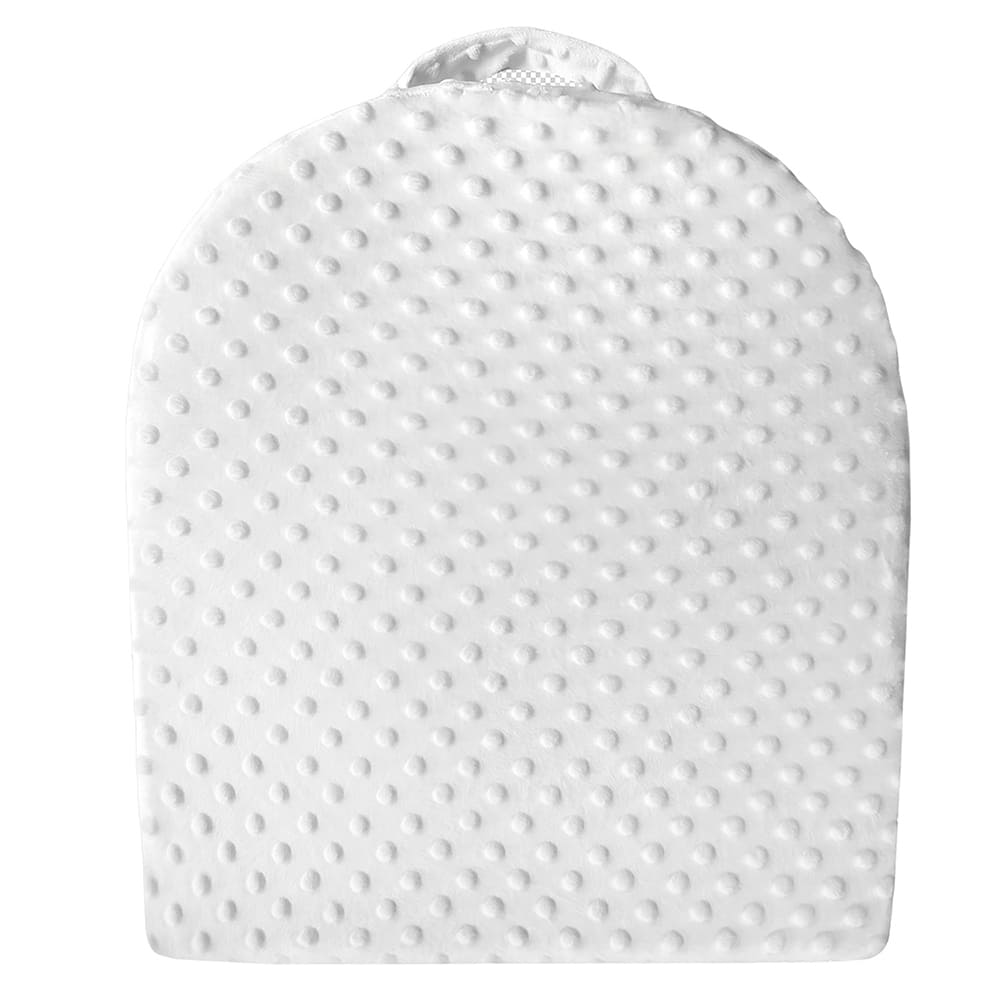 Sunveno - 15-Degree Slope Baby Pillow With Removable Cover - White