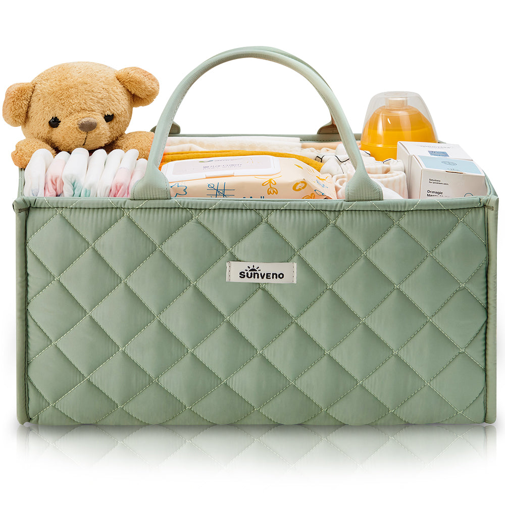Sunveno - Baby Nursery Organizer Caddy With Removable Dividers