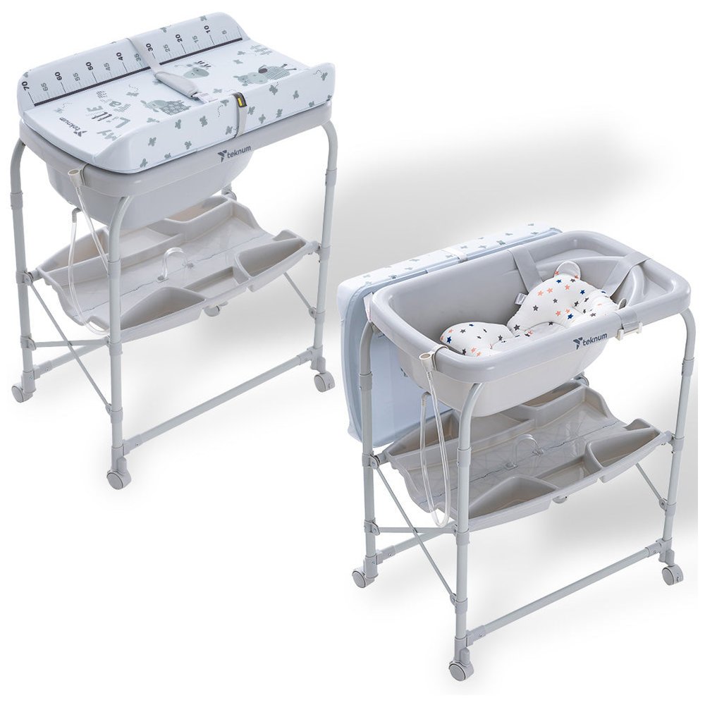 Teknum - 2-in-1 Bath Tub & Changing Table