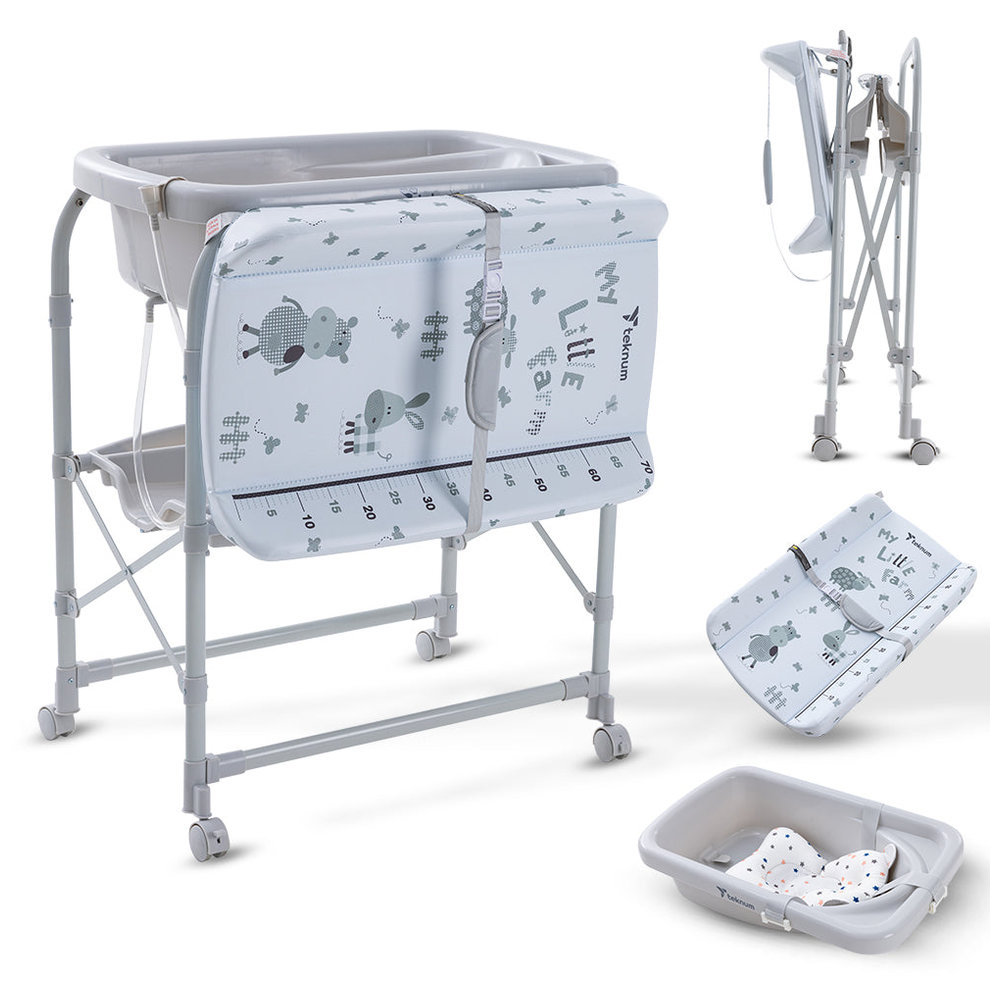 Teknum - 2-in-1 Bath Tub & Changing Table