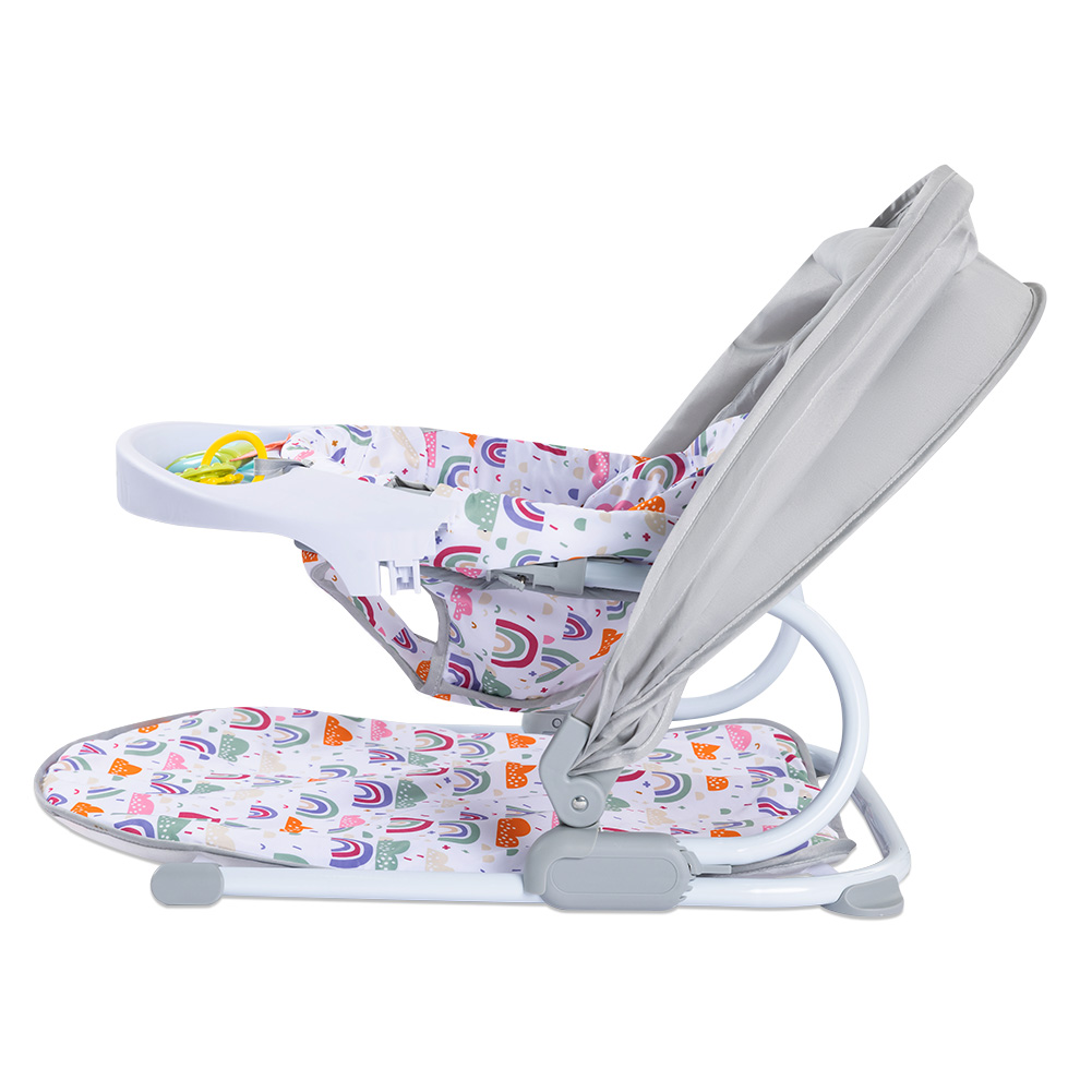 Teknum Baby Sit Up Support Chair With Feeding Tray - Grey