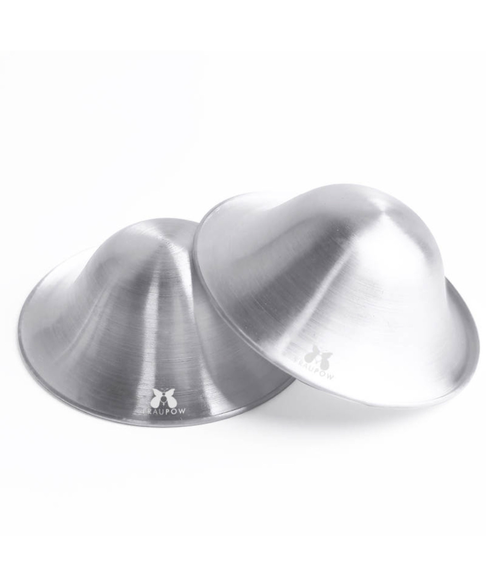 Fraupow Silver Healing Cups Nipple Shield Set - Size 1 - 2 Pcs