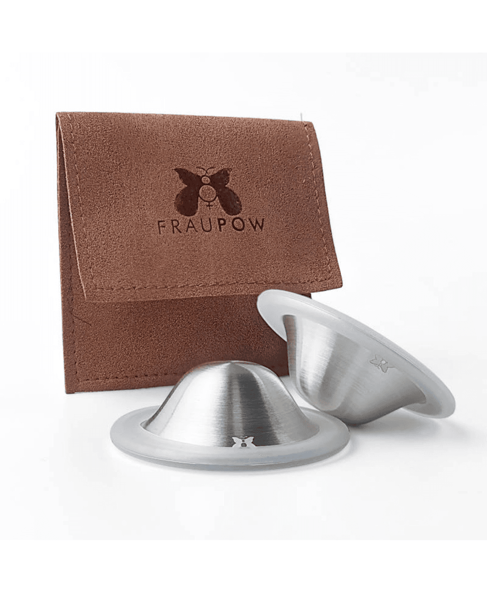 Fraupow Silver Healing Cups Nipple Shield Set - Size 1 - 2 Pcs