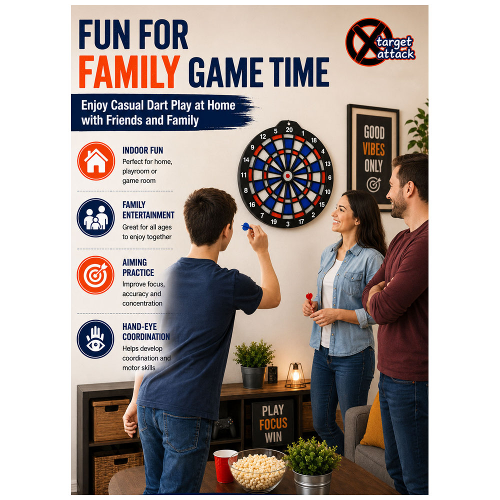 Hostfull - Dart Board - 14-Inch