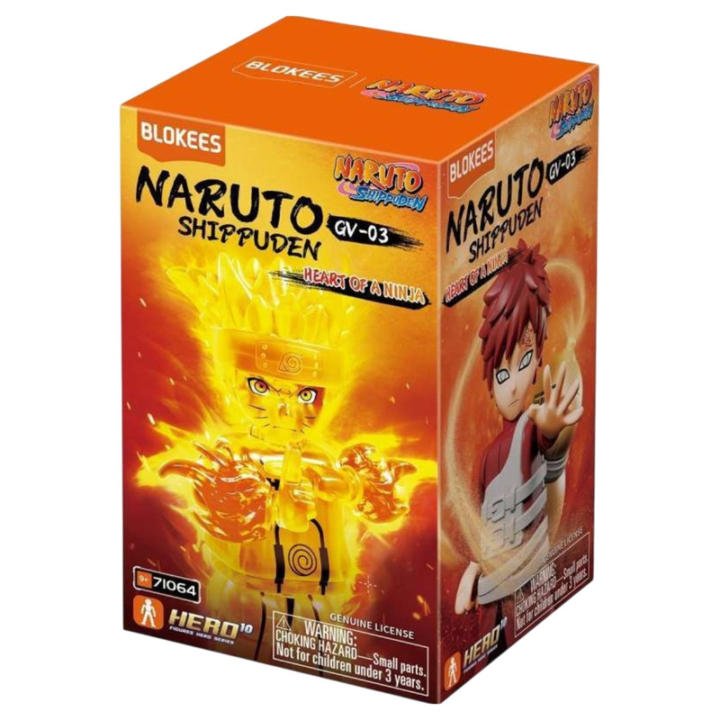 Blokees - Naruto Shippuden Heart Of A Ninja Building Figure- Random Character - 1pc