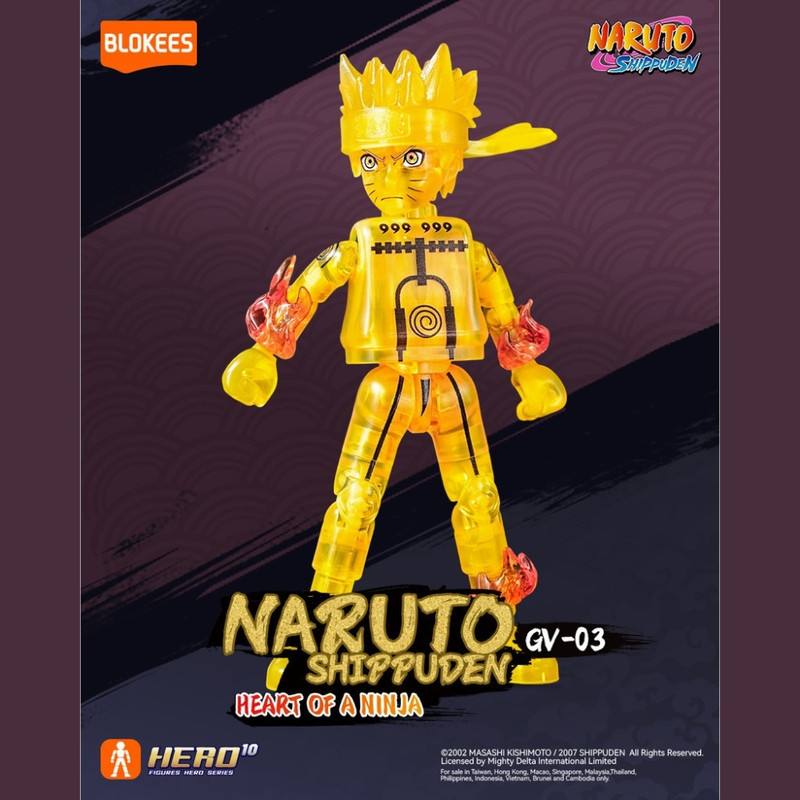Blokees - Naruto Shippuden Heart Of A Ninja Building Figure- Random Character - 1pc