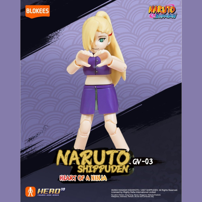 Blokees - Naruto Shippuden Heart Of A Ninja Building Figure- Random Character - 1pc
