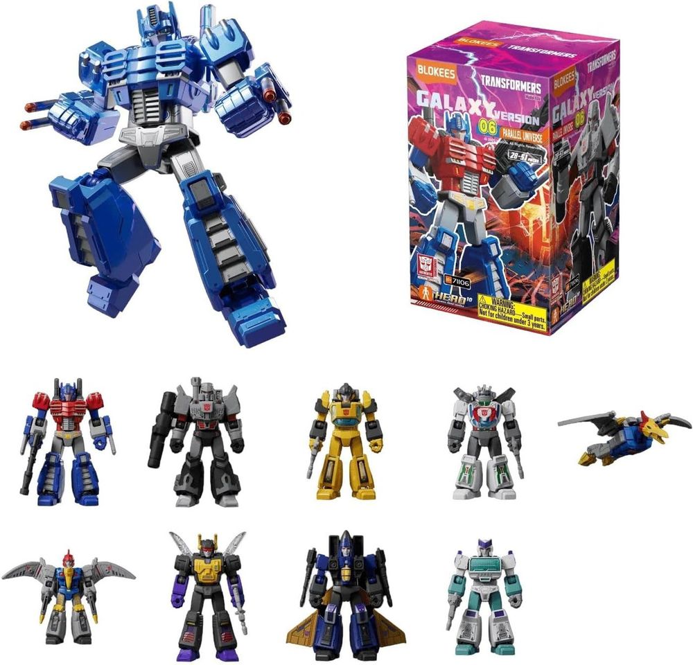 Blokees - Transformers Galaxy Defender Parallel Universe Model Kit- Random Character - 1pc