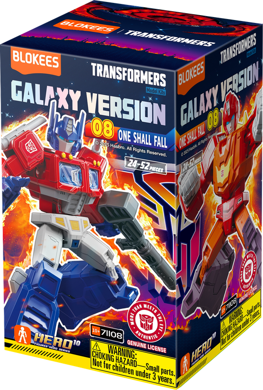 Blokees - Transformers Galaxy Version One Shall Fall Model Kit- Random Character - 1pc