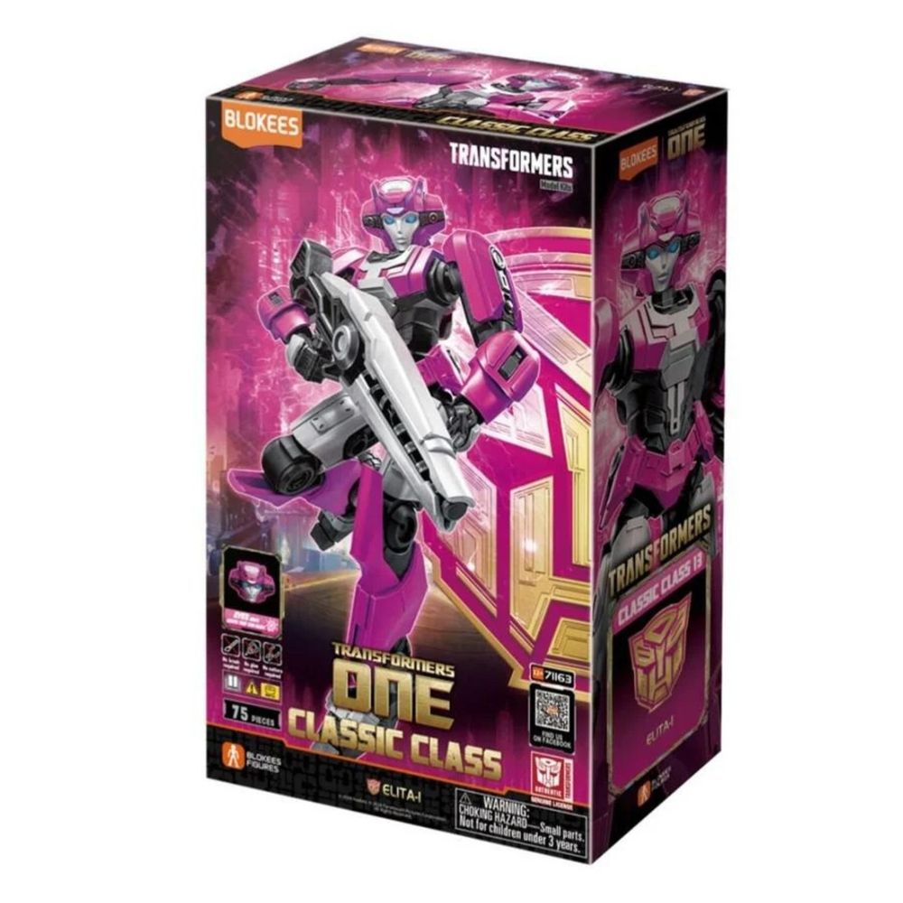 Blokees - Transformers One Classic Class 13 Model Building Kit - Elita-1 - 75 Pcs