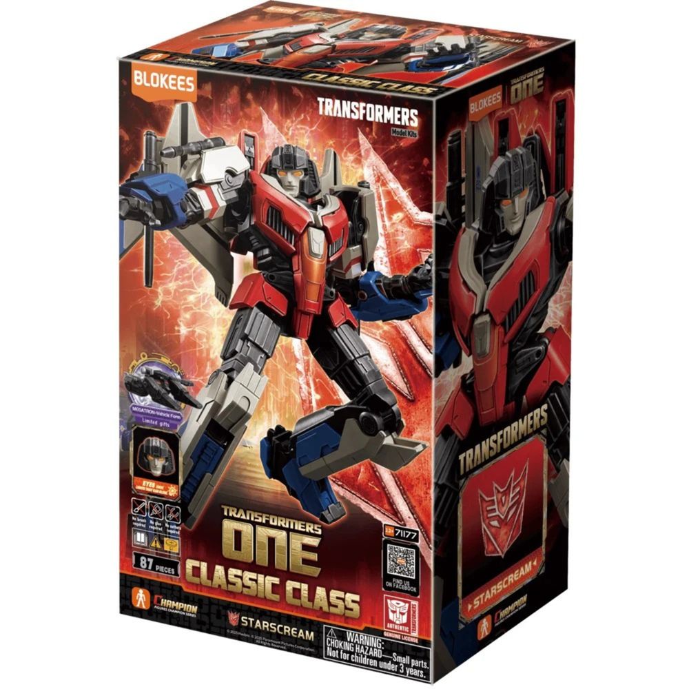 Blokees - Transformers Classic Class Model Building Kit - Starscream - 87 Pcs