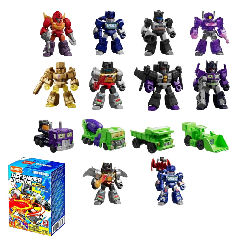 Blokees - Transformers Defender Version 03 Hero Heavy Metal War Model Kit- Random Character - 1pc