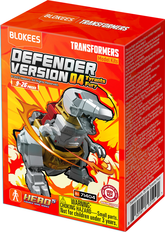 Blokees - Transformers Tyrants Fury Model Kit- Random Character - 1pc