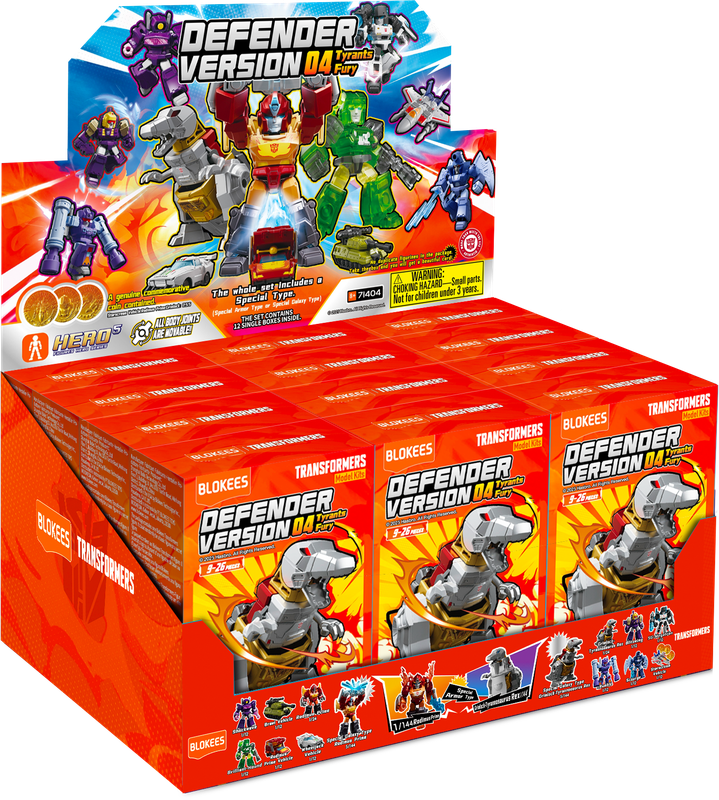 Blokees - Transformers Tyrants Fury Model Kit- Random Character - 1pc