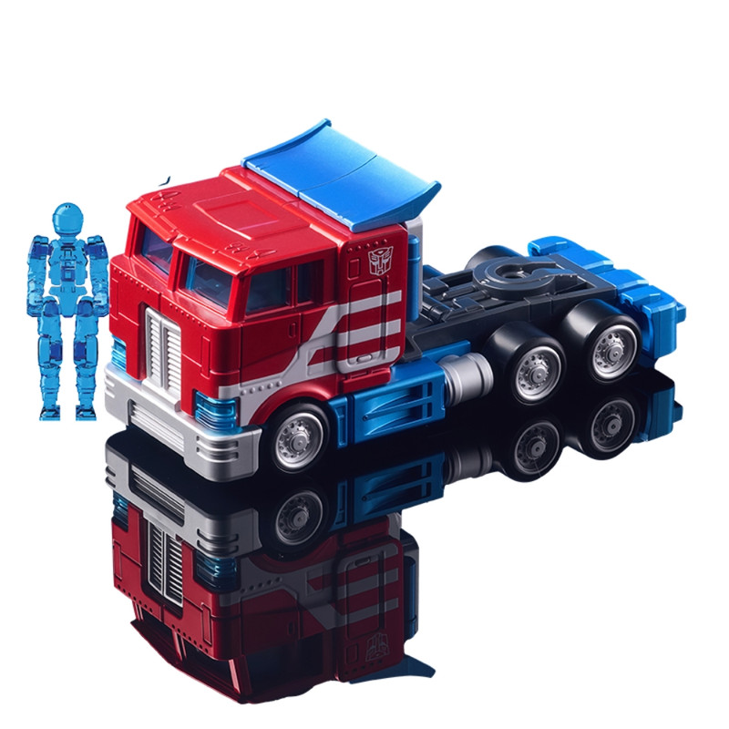 Blokees - Transformers Auto Prime Truck Toy With Mini Poseable Figure - Style May Vary - 1 Pc