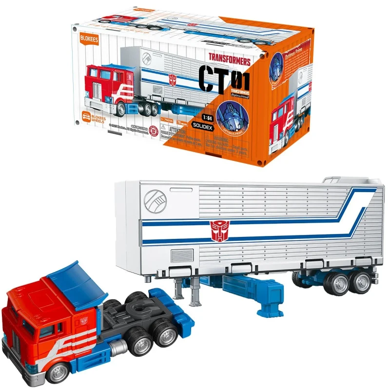 Blokees - Wheels Transformers Optimus Prime Model Kit - 78 Pc Set