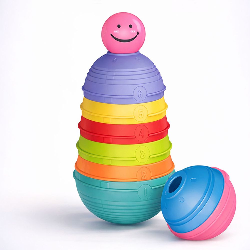 oobidoo - Rainbow Stacking Cups Toy For Babies