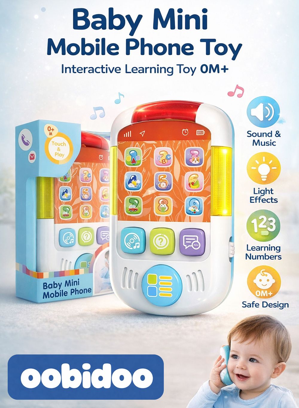 oobidoo - Baby Mini Mobile Phone Toy