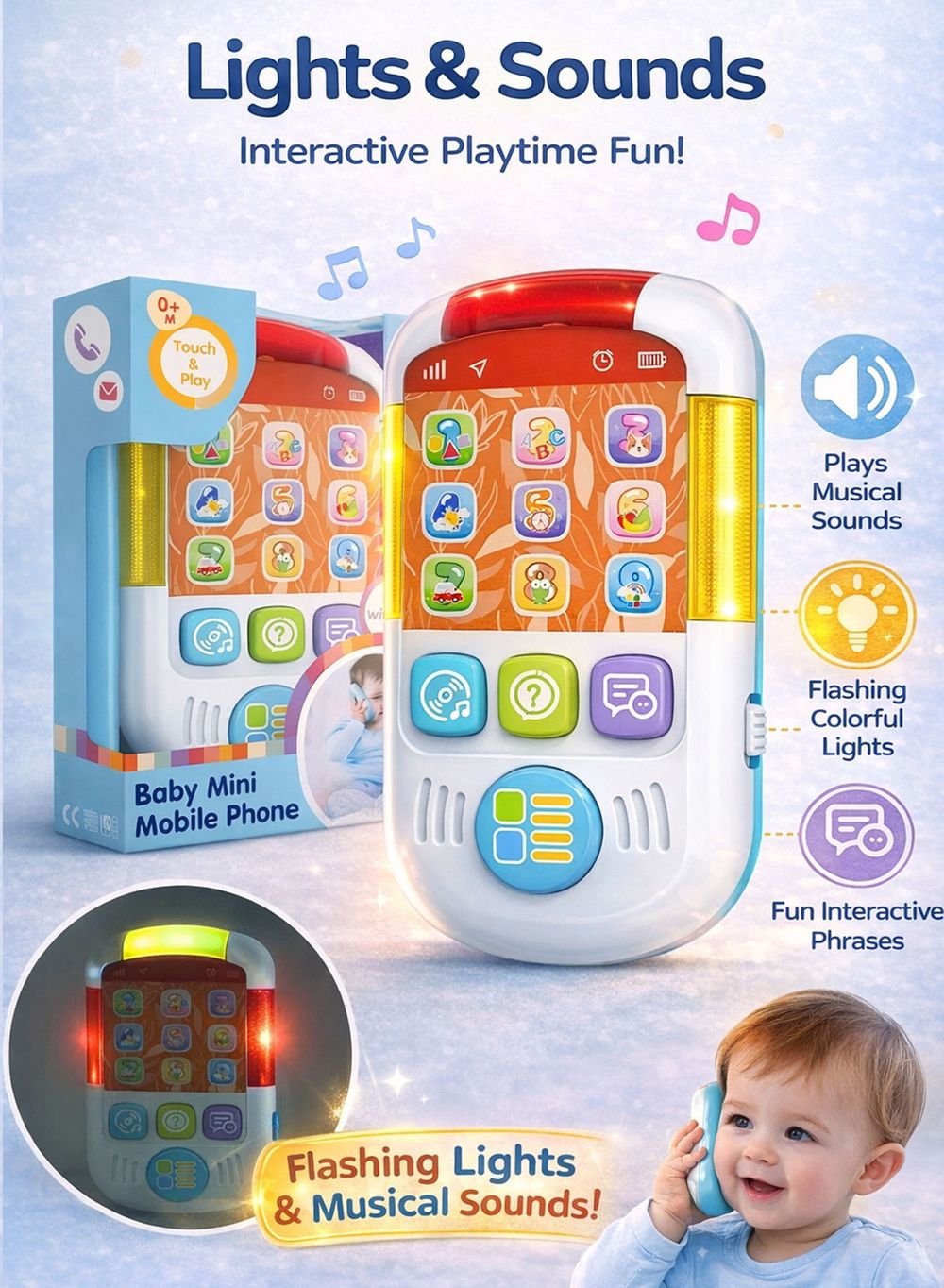 oobidoo - Baby Mini Mobile Phone Toy