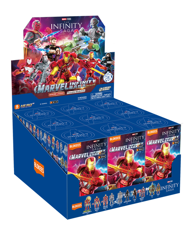 Blokees - Marvel Infinity Saga Galaxy Version 04 Model Kit- Random Character - 1pc