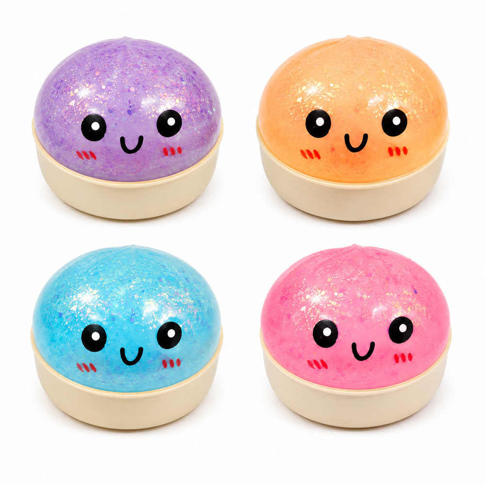 Squishy - Golden Flour Pearl Glitter Dumpling - Color May Vary