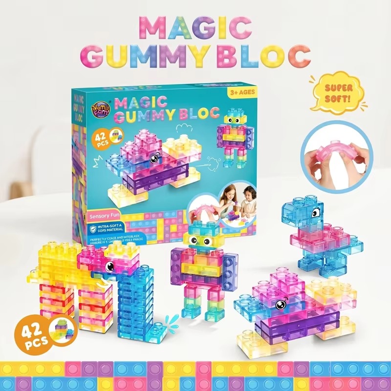 Squishy - Magic Gummy Bloc - 42 Pc Set