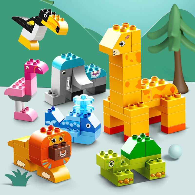 Feelo - Forest Animals Building Blocks Set - 102 Pcs