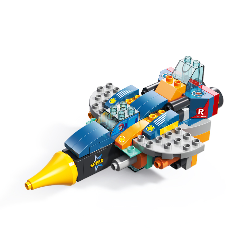 Feelo - Fighter Jet Building Blocks Set - 87 Pcs