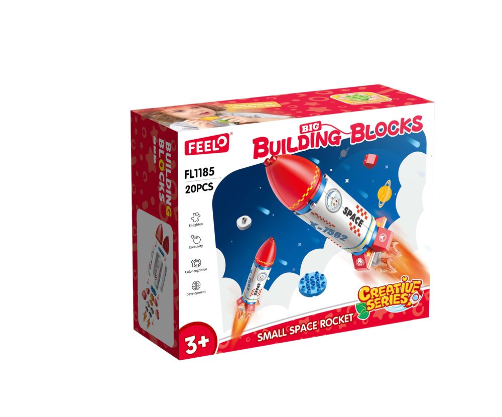 Feelo - Space Rocket Building Blocks Set - 20 Pcs
