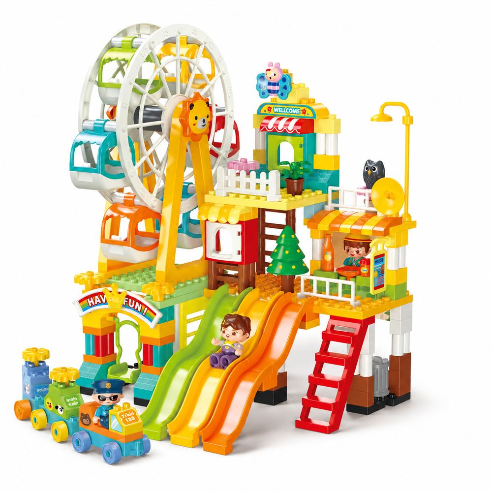 Feelo - Ferris Wheel Park Building Blocks Set - 235 Pcs