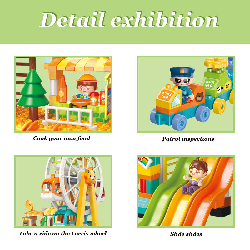 Feelo - Ferris Wheel Park Building Blocks Set - 235 Pcs