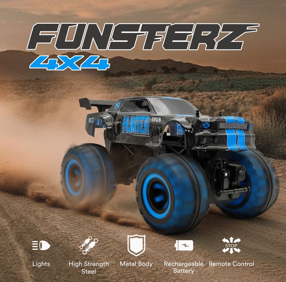 Funsterz - Neon Series Rc Car - Black