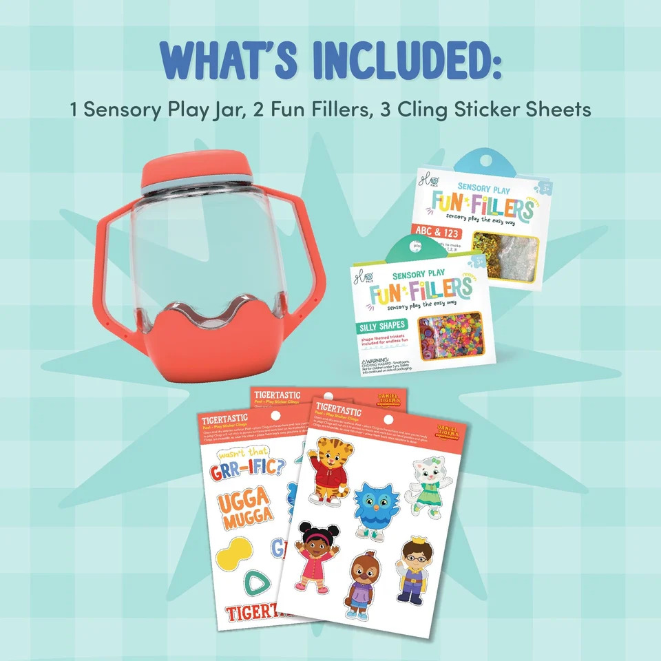Glo Pals - Daniel Tiger Diy Sensory Play Set