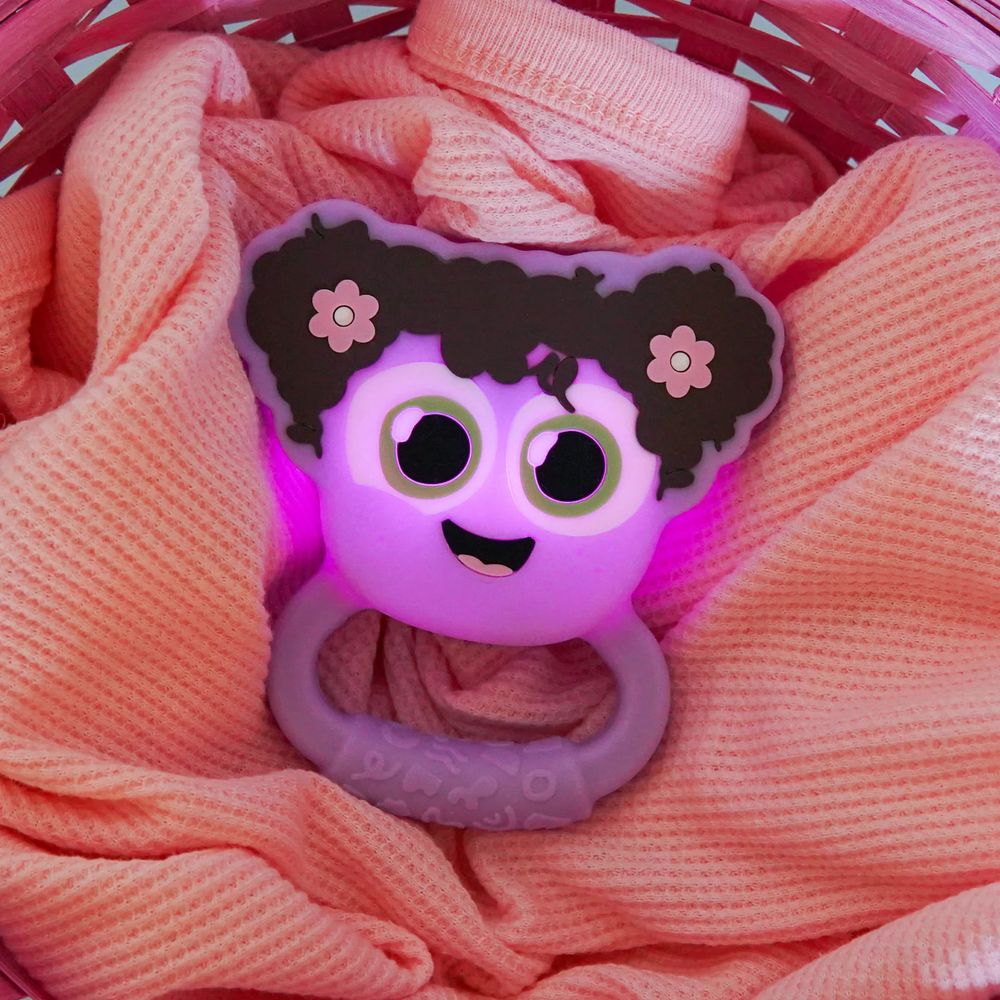Glo Pals - Lumi Light-Up Baby Rattle - Purple