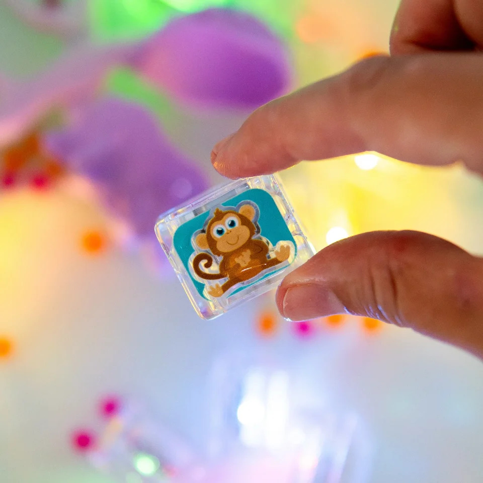 Glo Pals - Zoo Crew Light-Up Cubes - 6 Pc Set