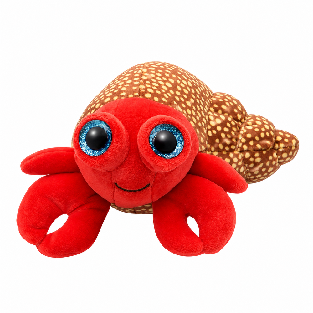 Wild Planet - Orbys Hermit Crab Plush Toy - 6-inch