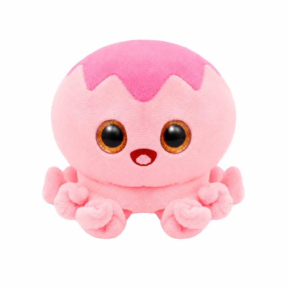 Wild Planet - Orbys Pink Jellyfish Plush Toy - 6-inch