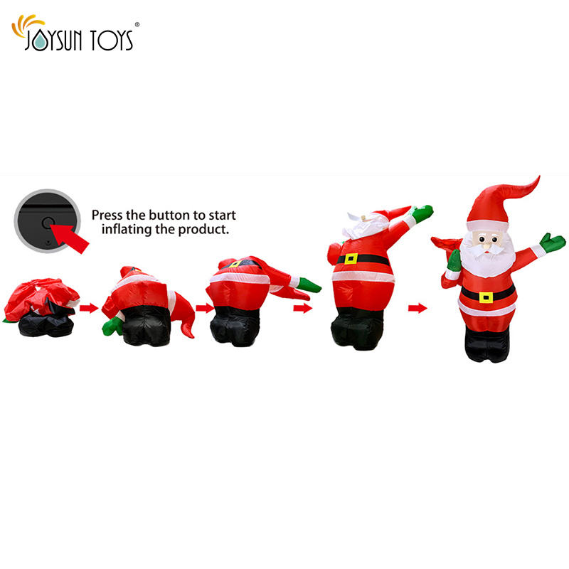 Funsterz - Inflatable Santa Claus Electric RC Car Toy - Red